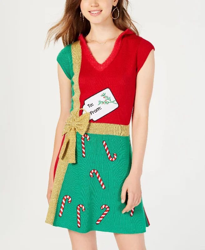 Hooked Up By Iot Juniors Present Sweater Dress Nylon Fabric Polyester Fabric Spandex Fabric Hooked Up By Iot Juniors Present Sweater Dress Nylon Fabric Polyester Fabric Spandex Fabric