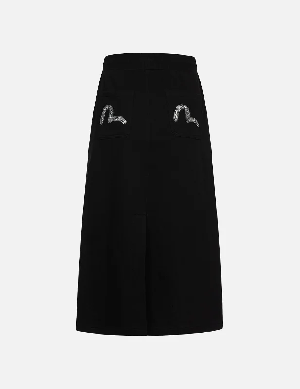 Rhinestone Seagull Fashion Fit Sweater Skirt Wool Fabric Cashmere Fabric Tweed Fabric Rhinestone Seagull Fashion Fit Sweater Skirt Wool Fabric Cashmere Fabric Tweed Fabric