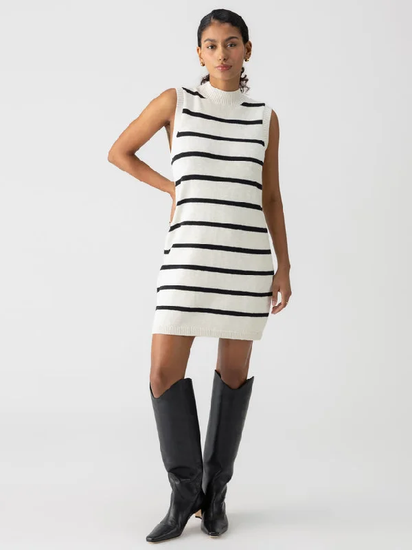 ST Sweater Dress Chalk Velvet Chenille Corduroy