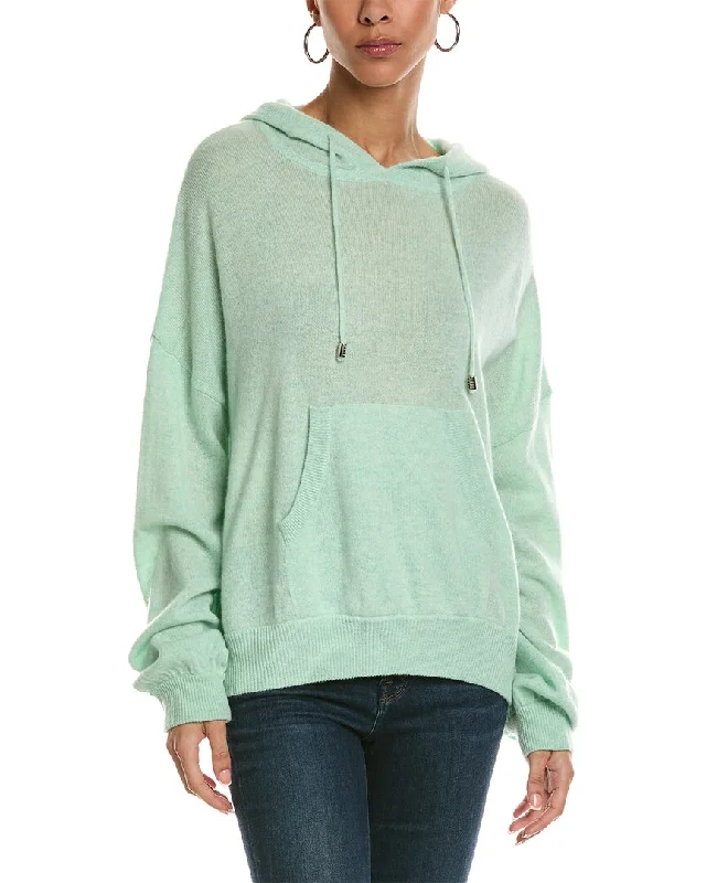 Brodie Cashmere Hannah Cashmere Hoodie Hooded Sweatshirt Casual Wear Street Style