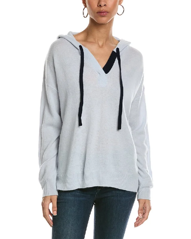 Brodie Cashmere Harper Cashmere Hoodie Hoodie Jacket Zipper Layering
