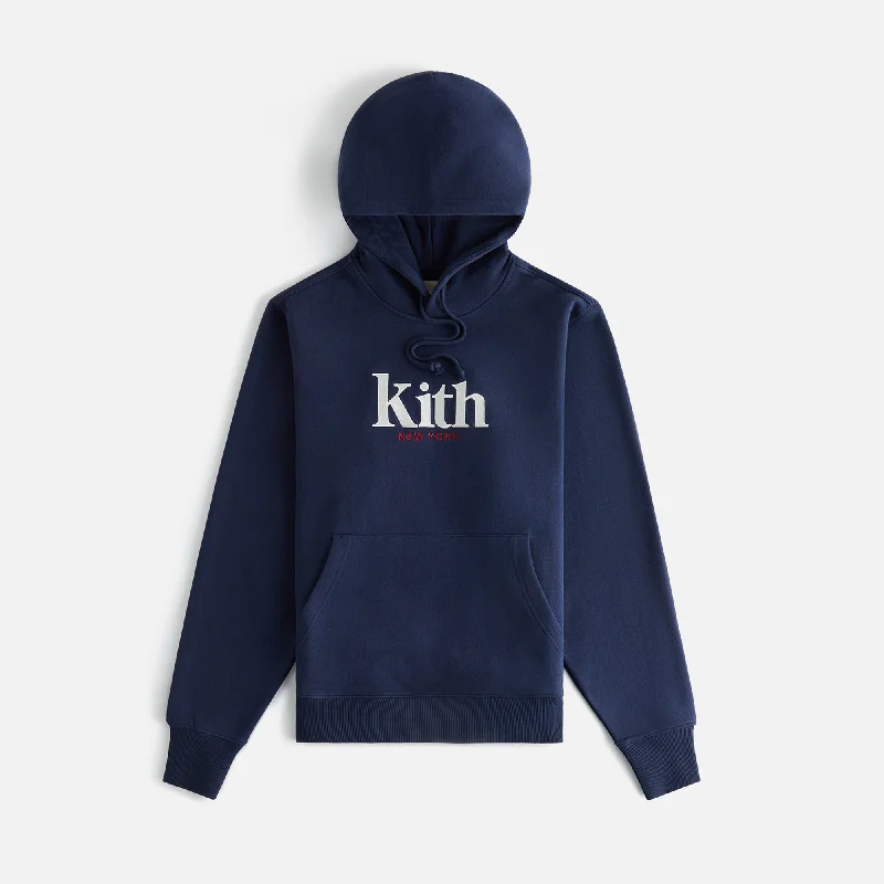 Kith Women Jane New York Hoodie II - Nocturnal Hoodie with Typography Text Message