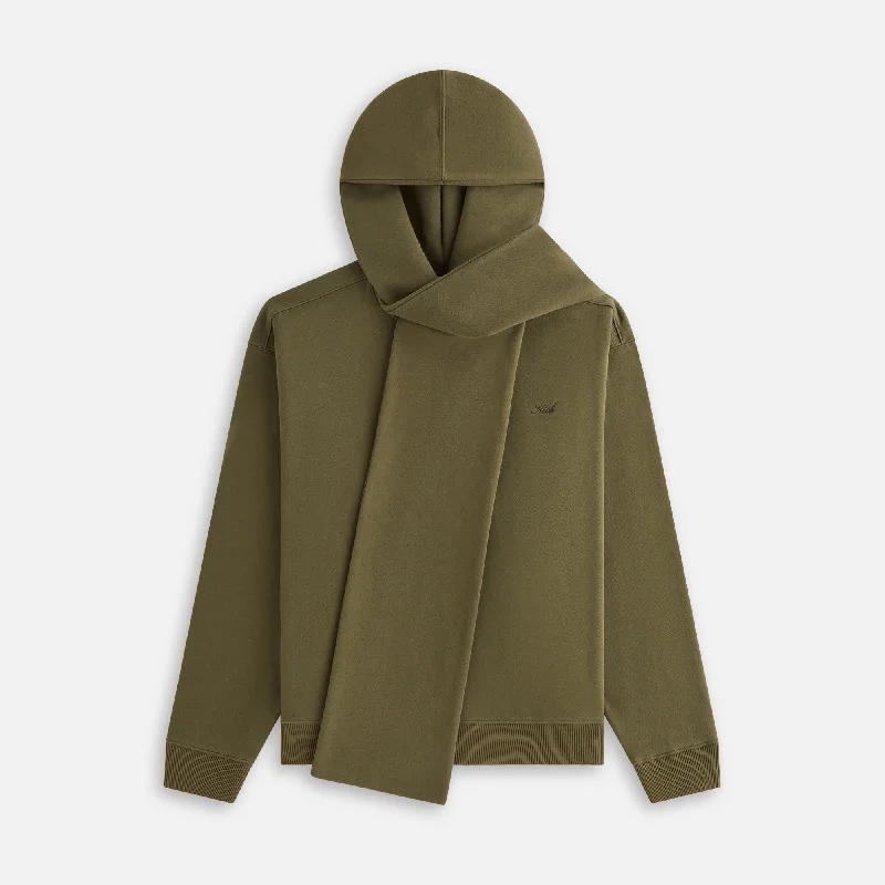 Kith Women Sedo Scarf Hoodie - Canopy Hoodie with Monochrome Minimalist Simple