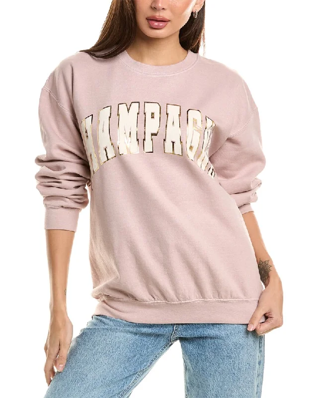 Project Social T Champagne Sweatshirt Hoodie with Print Artistic Unique