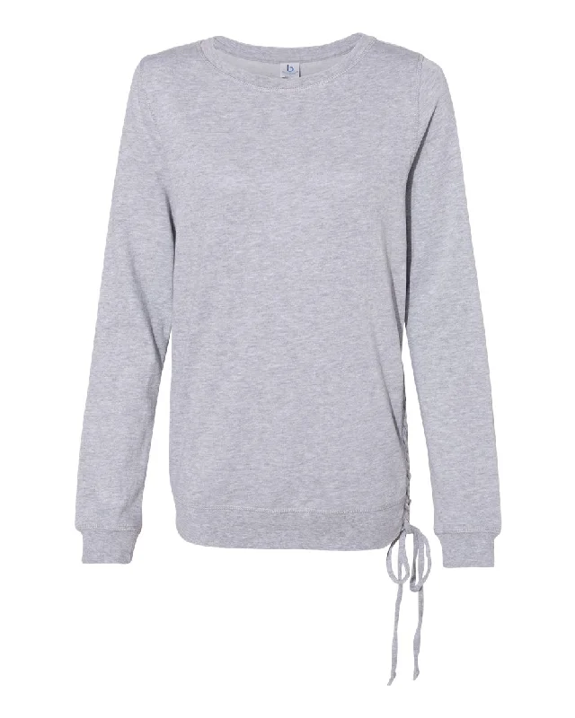 Women’s Enzyme-Washed Rally Lace-Up Sweatshirt Hoodie with Distressed Vintage Worn