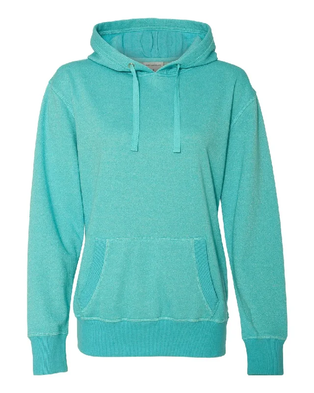 Women’s Glitter French Terry Hooded Sweatshirt Hoodie with Pastel Soft Subtle