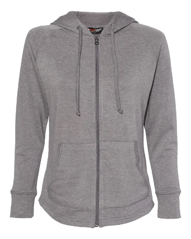 Women’s HeatLast Fleece Faux Cashmere Full-Zip Hooded Sweatshirt Hoodie with Cuffed Sleeves Snug Secure Women’s HeatLast Fleece Faux Cashmere Full-Zip Hooded Sweatshirt Hoodie with Cuffed Sleeves Snug Secure
