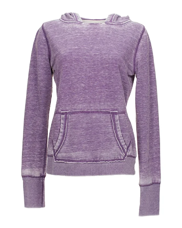 Women's Zen Fleece Hooded Sweatshirt Hoodie with Rhinestones Sparkly Elegant