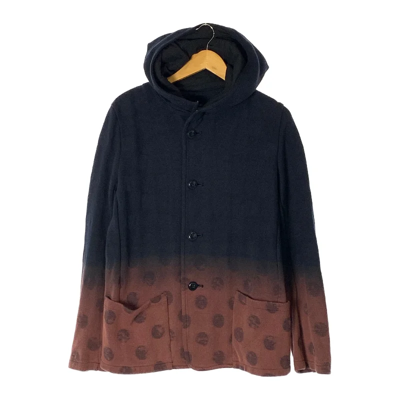 Ys/Jacket/2/NVY/Cotton/YV-T13-062 Zippered Front Buttoned Front Snap Front