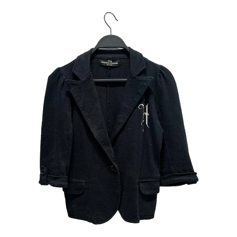 HYSTERIC GLAMOUR/Jacket/FREE/Cotton/BLK/ Front Pockets Side Pockets Patch Pockets