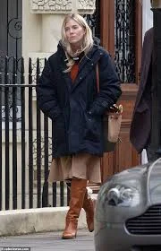 Anatomy of a Scandal Sophie Whitehouse Puffer Jacket Zippered Front Buttoned Front Snap Front