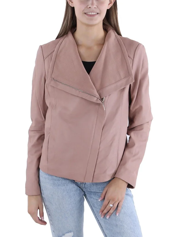 Andreas Womens Leather Moto Motorcycle Jacket Wool Fabric Cashmere Fabric Tweed Fabric Andreas Womens Leather Moto Motorcycle Jacket Wool Fabric Cashmere Fabric Tweed Fabric