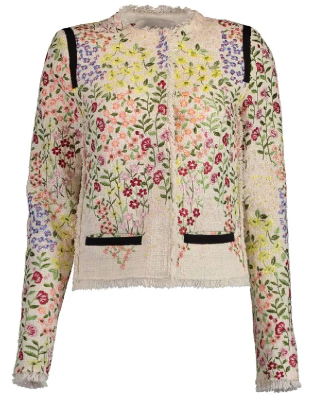 Gilly Flower Tweed Jacket Herringbone Jacket Houndstooth Jacket Plaid Jacket