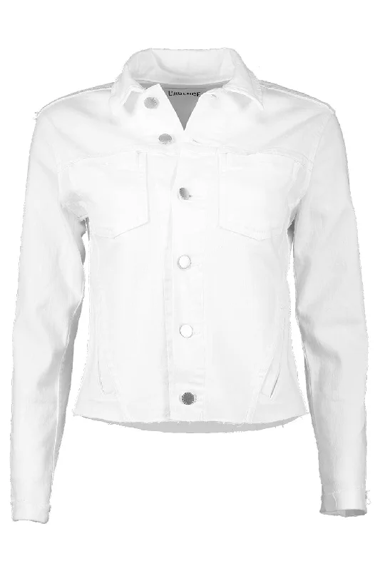 Janelle Slim Raw Hem Jacket Belted Jacket Elasticated Jacket Padded Jacket