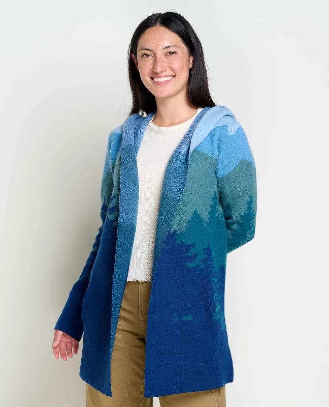 Merino Heartfelt Hoodie Hoodie with Batwing Sleeves Loose Dramatic