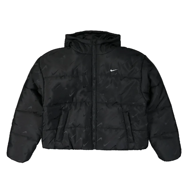 W NSW Therma-FIT Loose Puffer Jacket Toggled Jacket Drawstring Jacket Belted Jacket