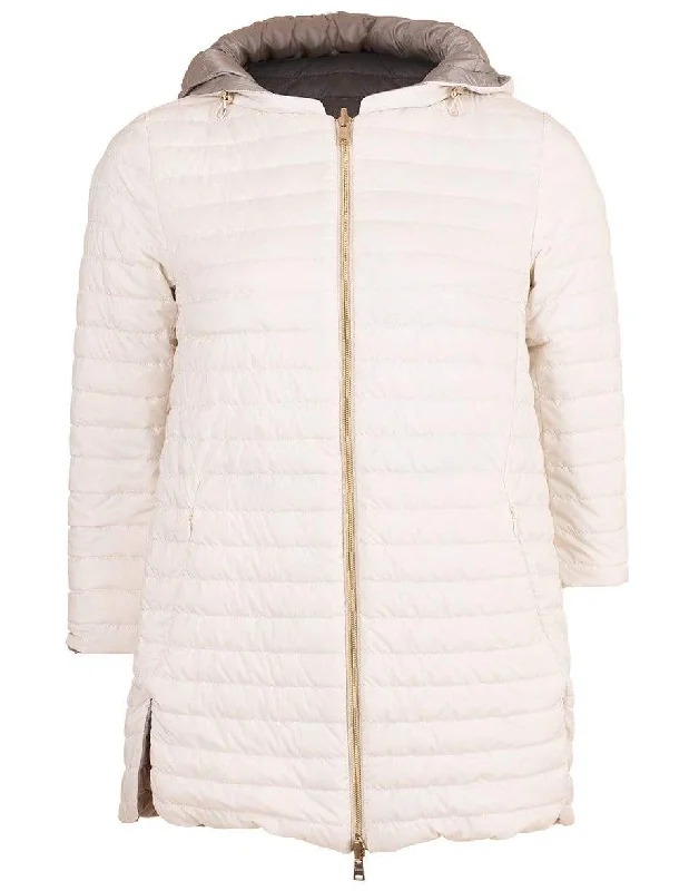 Reversible Hi-Lo Down Jacket Zippered Jacket Buttoned Jacket Snapped Jacket