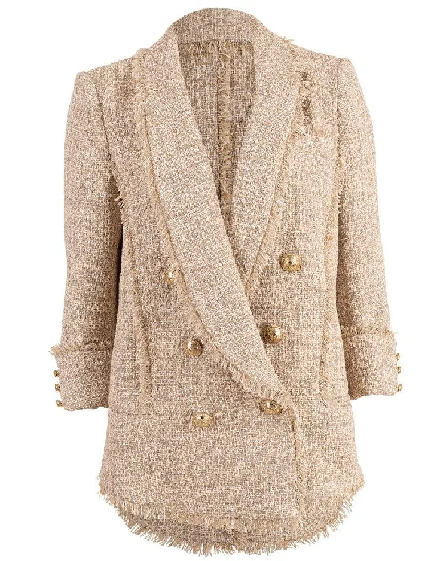 Tweed Pyjama Jacket Jacket Blazer Coat