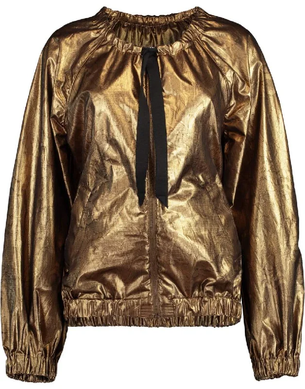 Volvada Metallic Jacket Knit Jacket Woven Jacket Fleece Jacket