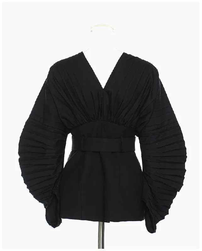 Woman Clothing Oversized Design Ruched Draped Zippers black Color Shirt Coat Casual Women's Jackets Anorak Shell Jacket Lightweight Jacket Woman Clothing Oversized Design Ruched Draped Zippers black Color Shirt Coat Casual Women's Jackets Anorak Shell Jacket Lightweight Jacket