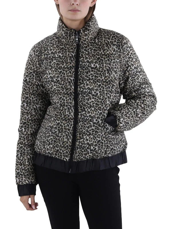 Womens Insulated Animal Print Puffer Jacket Fitted Jacket Loose Jacket Oversized Jacket Womens Insulated Animal Print Puffer Jacket Fitted Jacket Loose Jacket Oversized Jacket
