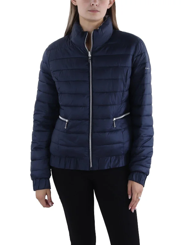 Womens Insulated Reversible Puffer Jacket Mesh Jacket Canvas Jacket Denim Jacket