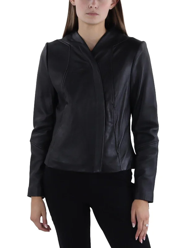 Womens Leather Long Sleeve Leather Jacket Faux Fur Fabric Real Fur Fabric Shearling Fabric Womens Leather Long Sleeve Leather Jacket Faux Fur Fabric Real Fur Fabric Shearling Fabric