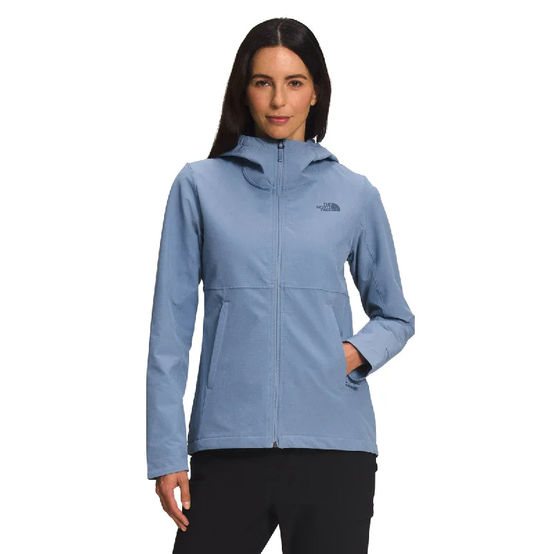 Women's Shelbe Raschel Hoodie Hoodie with Tied Waist Feminine Flattering