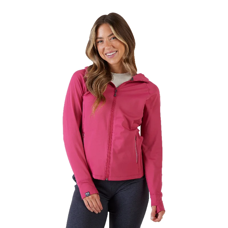 Women's Weekender Full Zip Hoodie Hoodie with Snap Buttons Easy Quick