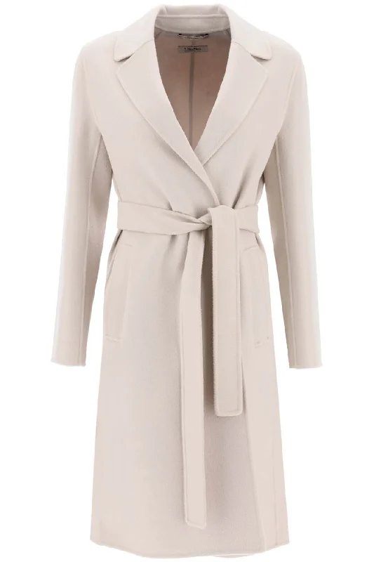 Pauline Wrap Coat  - Neutro High-Collar Puffer Coat