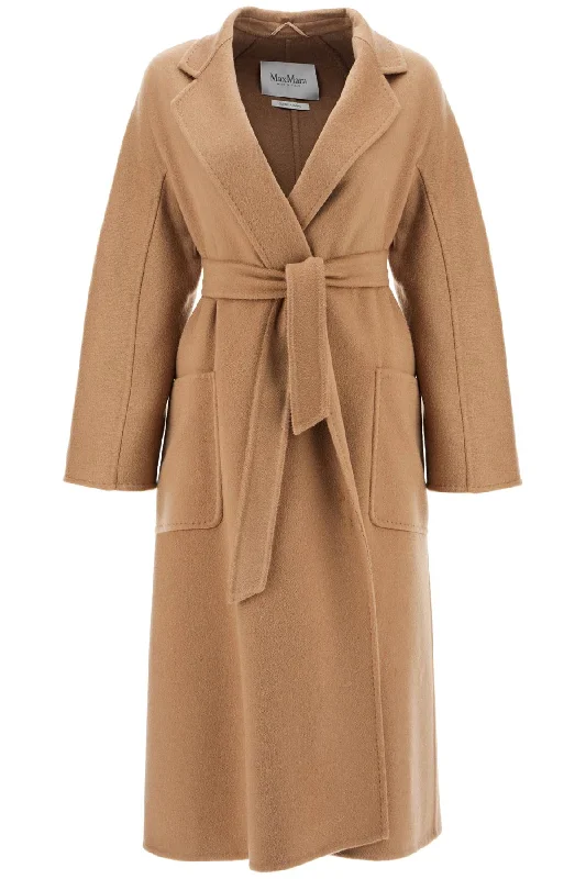 'ludmilla' Cashmere Coat  - Beige Fashionable Blazer Coat