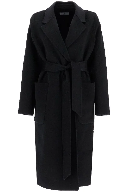 Long Milan Coat  - Black Cropped Moto Jacket