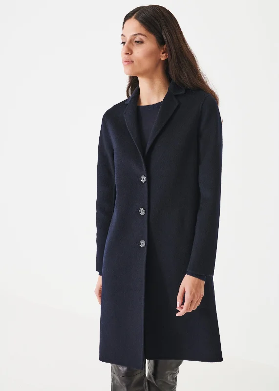 Wool Cashmere Coat Elegant Wool Jacket