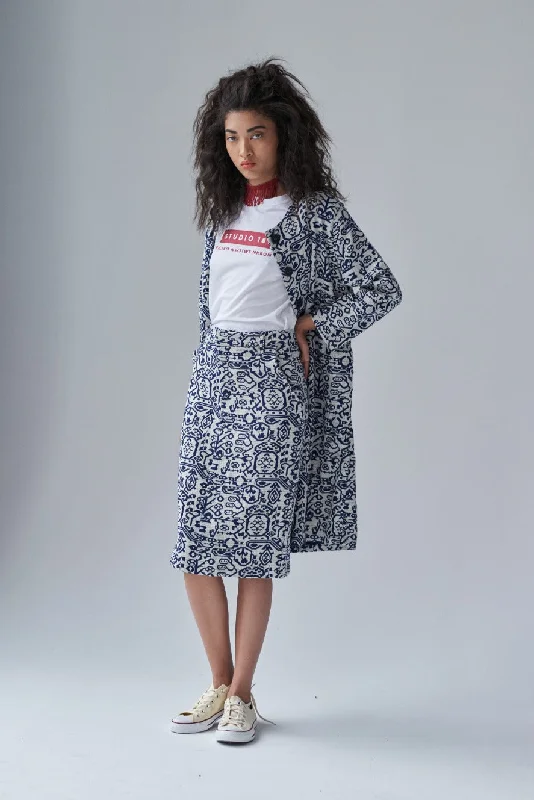 Cotton Tiffany Coat Flowy Lightweight Kimono