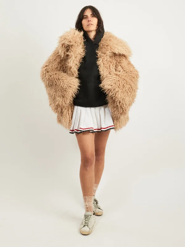 Goldendoodle Shag Coat Sporty Zip-Up Jacket
