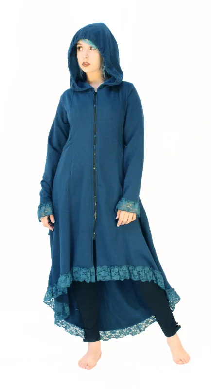 Galactic Lace Coat Embroidered Kimono Coat