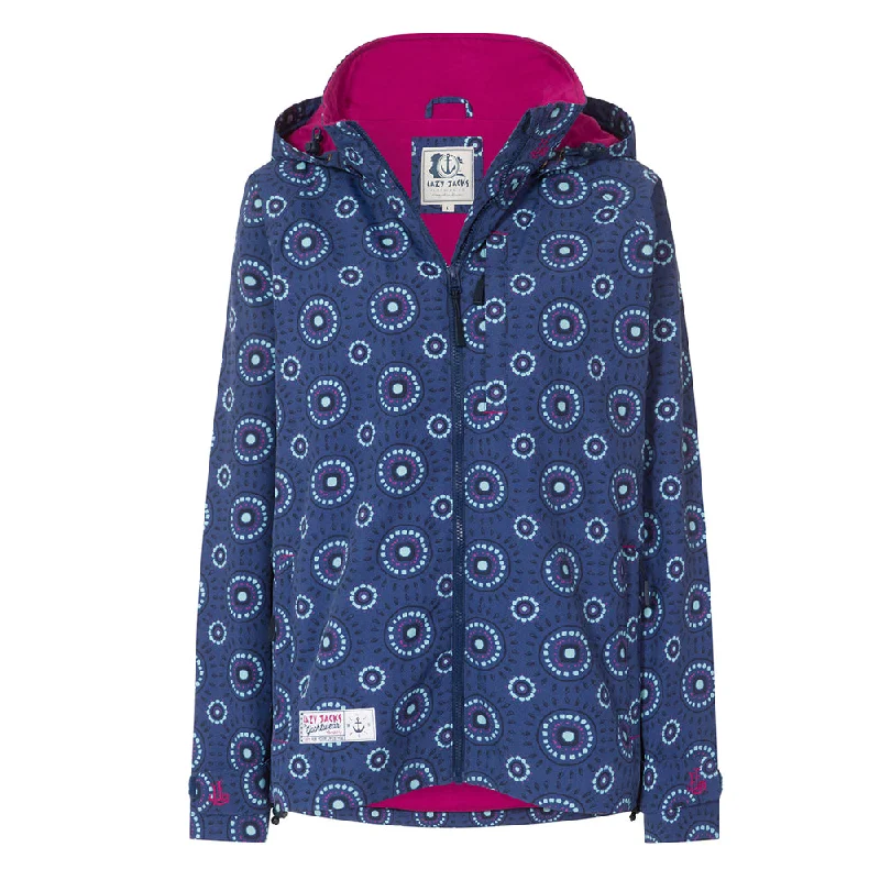 LJ45P - Printed Waterproof Coat - Circle Ultra-Light Down Coat