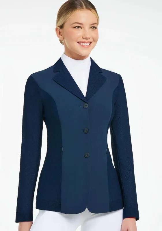 RJ Classics- Show Coat (Harmony Blue Moon) Cropped Moto Jacket
