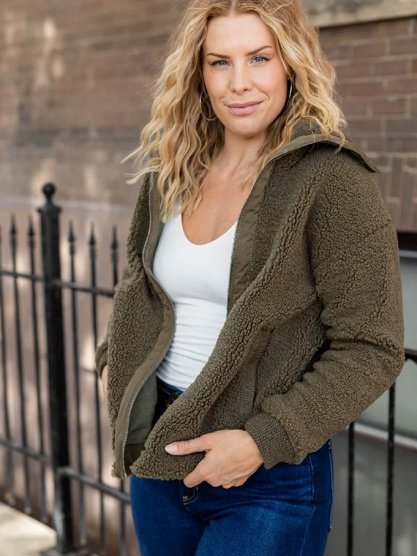 Thread and Supply Trista Coat Belted Crossover Blazer
