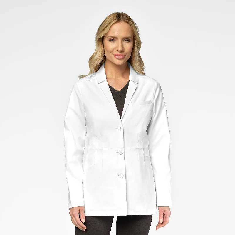 Wink Slate Women's 28" Doctor's Lab Coat Chic Oversized Blazer
