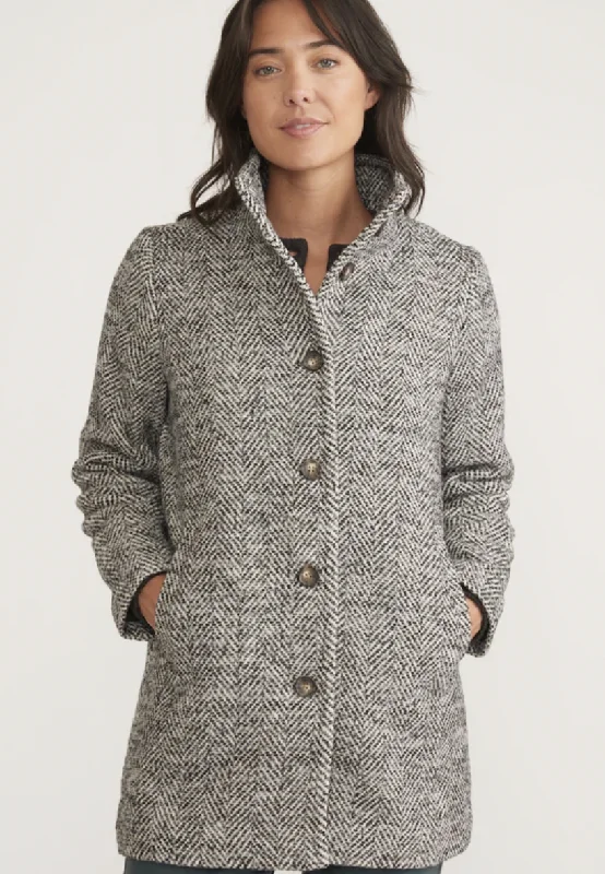 Women's Stephanie Cocoon Coat Thick Layered Jacket