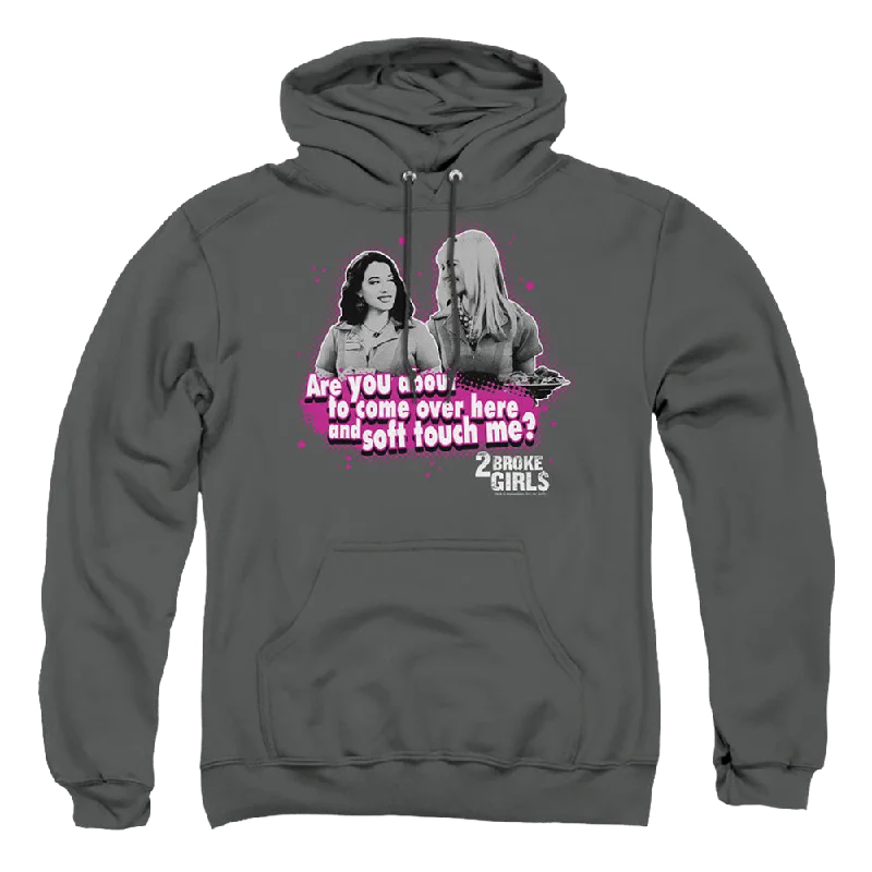 2 Broke Girls Soft Touch - Pullover Hoodie Cable Knit Chunky