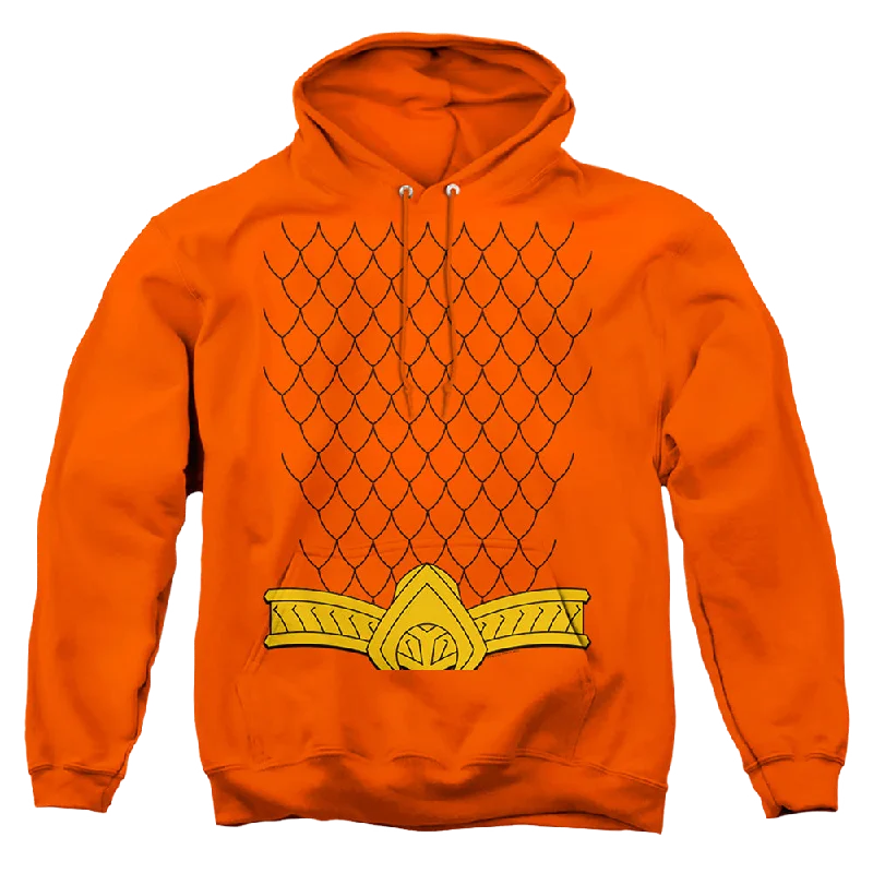 Aquaman New Aqua Uniform - Pullover Hoodie Boyleg Sleeve Pullover