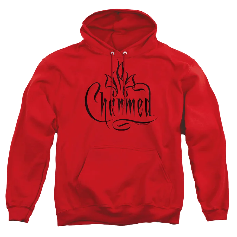 Charmed Charmed Logo - Pullover Hoodie Ribbed Crew Neck