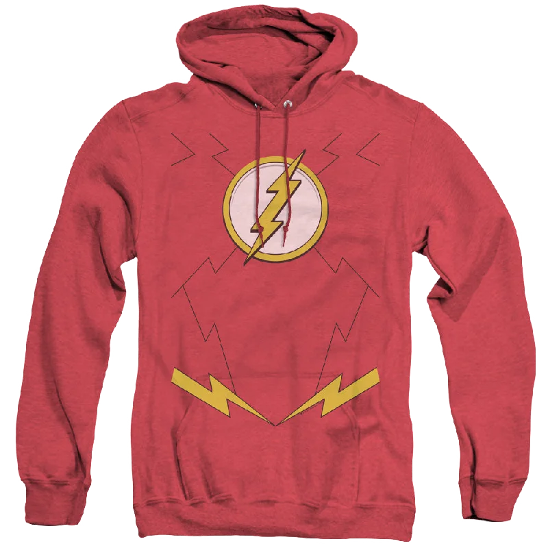 Flash, The New Flash Uniform - Heather Pullover Hoodie Bolero Style Sweater