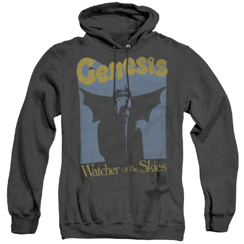 Genesis Watcher Of The Skies - Heather Pullover Hoodie Short Puff Sleeve