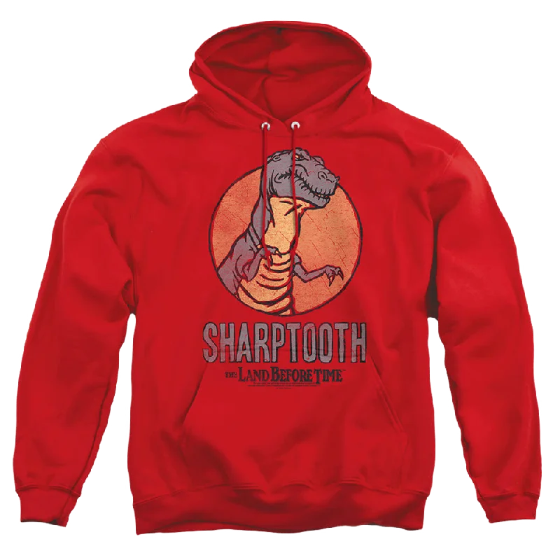 Land Before Time Sharptooth - Pullover Hoodie Square Neck Pullover