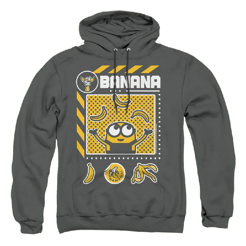 Minions Banana Icons - Pullover Hoodie Ruffle Sleeve Feminine