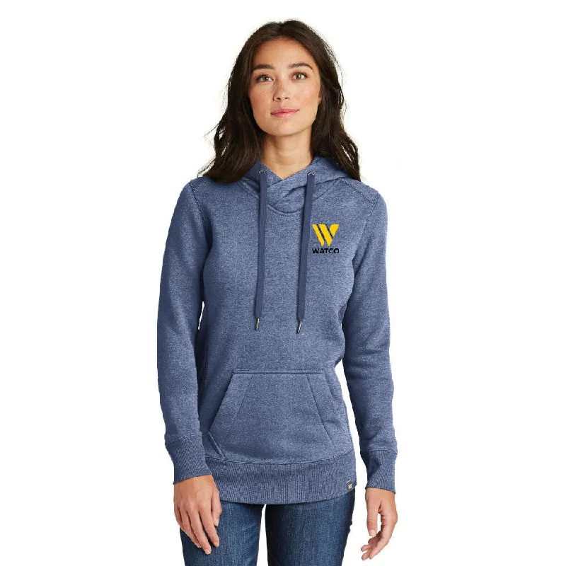 New Era® Ladies French Terry Pullover Hoodie - LNEA500 Flutter Sleeve Feminine