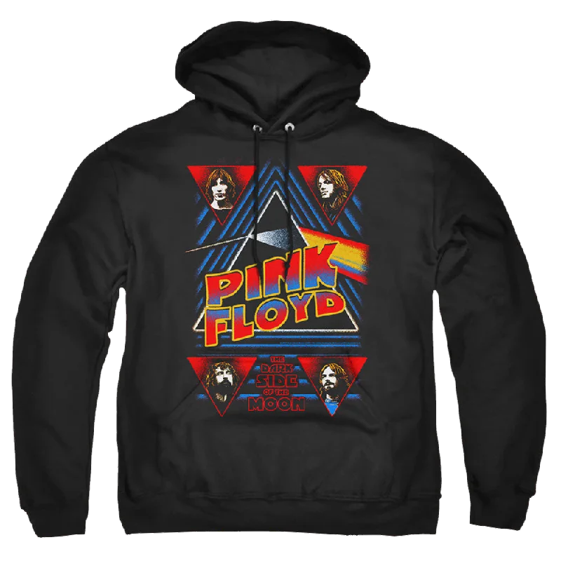 Pink Floyd Dark Side - Pullover Hoodie Port Neck Pullover